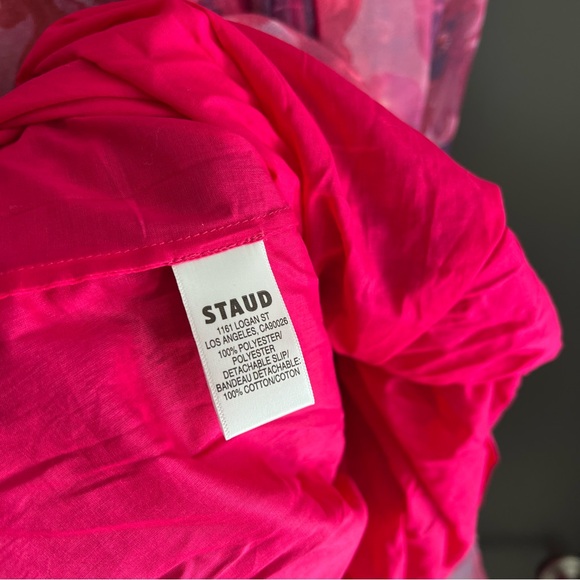 Staud Calluna maxi dress in magenta painted floral Size Small NEW! New with tags - Picture 12 of 14